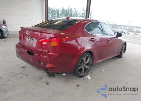 2009 Lexus Is 250 z USA, uszkodzony, nr VIN JTHBK262995106341